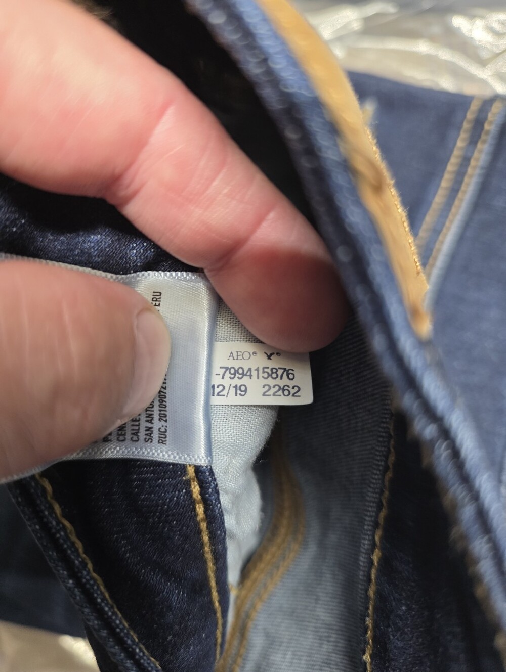 American Eagle Womens 10 Regular Mid Rise Jegging Next Level Stretch Jeans EUC - Picture 12 of 12